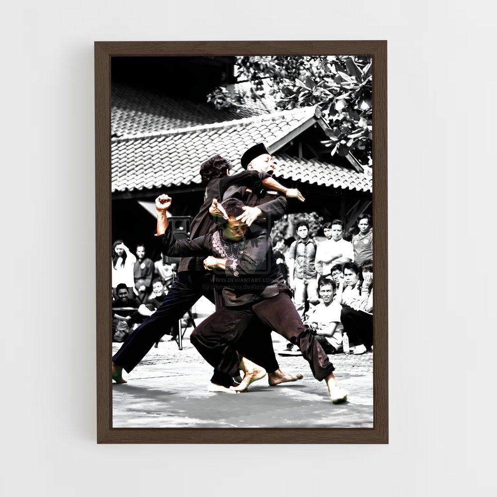 Poster Asian games – affiche Pencak Silat (vue 5)